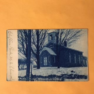 Clifton Park Ny York Postcard 1908 M.  E.  Church