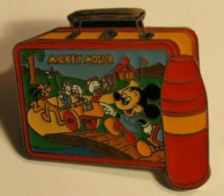 Disney Dlr Disneyland Lunch Box Series Mickey Donald Nephews Pluto Le 2000 Pin