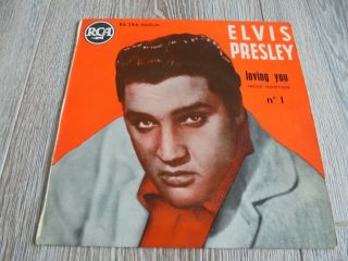 Elvis Presley - Loving You No.  1 1961 France Ep Rca