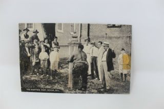 Black Americana The Whipping Post,  Dover,  Del.  Postcard