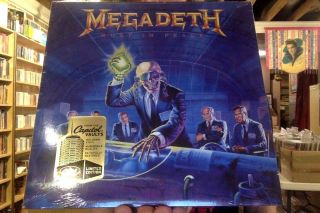 Megadeath Rust In Peace Lp 180 Gm Vinyl Reissue