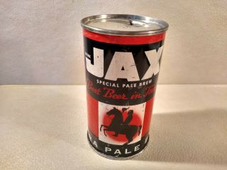 Jax Horse & Rider Non - Irtp Flat Top Beer Can Jackson Orleans,  La