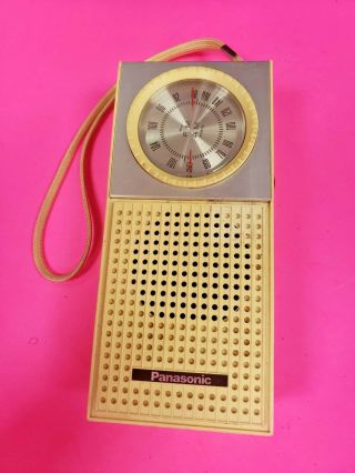 1960s/70s Vintage Panasonic Rf - 513 Transistor Am/fm Radio -