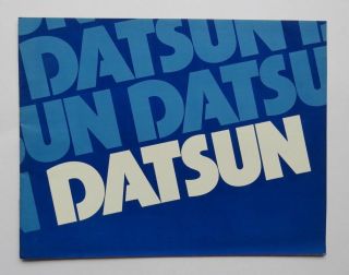 1977 Datsun Full Line Brochure 210 F10 710 200sx 280z 810 Pickup