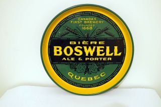 Boswell Ale & Porter Quebec Porcelain Beer Tray B234 (reserved)
