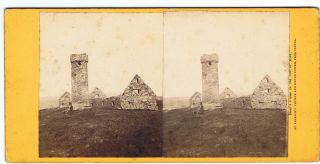 Stereoview - Deans Views Of The Isle Of Man - St Patrick 