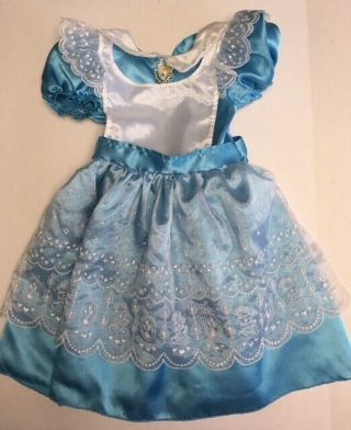 Alice In Wonderland Disney Store Dress Xs Girls Costume Pretend Play Cosplay