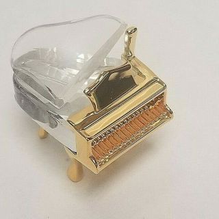 Swarovski Crystal Memories Classics Grand Piano Gold Miniature 173368 1 "