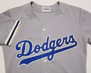 Vintage 1979 - 83 Los Angeles Dodgers Mlb Medalist Sand Knit Usa Men 