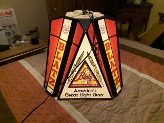 1978 Blatz Beer Pool Table Lamp Sign - Rare