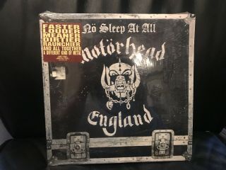 Motorhead No Sleep At All Lp Enigma 1988 W/poster