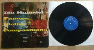Id Haendel Lp Famous Violin Compositions Stereo Supraphon 50465 Ex Vinyl