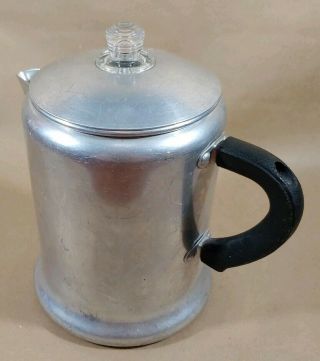 Vintage Buckeye aluminum Ware 6 cup percolator coffee pot 18 gauge aluminum mAAP 3