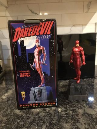 Daredevil Painted Statue Sculpted By Randy Bowen 2040/4000