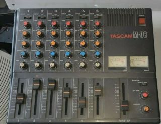 Tascam M06 Vintage Stereo Vu Mixer Preamp Equalizer