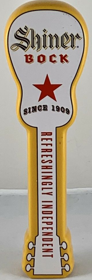 Shiner Bock Guitar Beer Keg Tap Handle (rare)