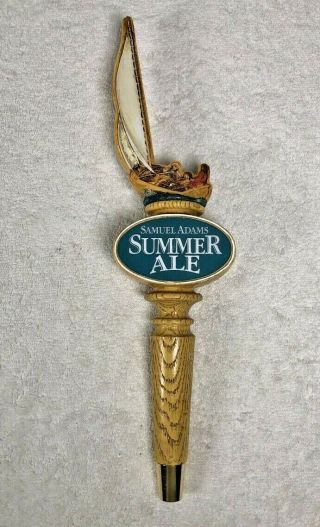Samuel Adams Figural Summer Ale Sailboat Draft Beer Tap Handle 12 Inch Rare