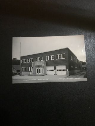 Vintage Rppc Municipal Building Tracy Minnesota Real Photo Postcard