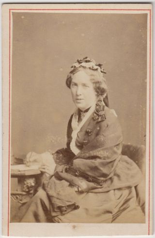 Portrait Cdv - Catherine Gladstone,  Wife Of The Prime Minister William Gladstone