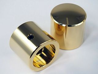 Audio Note Knob 25mm Polished Gold (for 6mm Shaft)