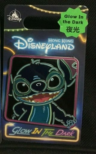 Hong Kong Disney Pin Hkdl 2019 - Stitch Neon Pin
