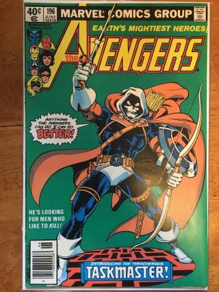 Avengers 196 Vf,  First Appearance Of The Taskmaster