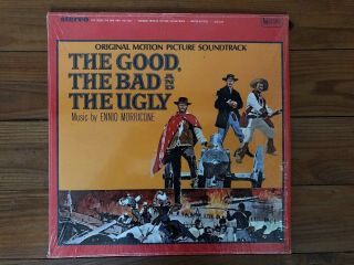 Ennio Morricone ‎– The Good,  The Bad & The Ugly Ost 1966 Ua Uas5172 Re Vinyl Nm