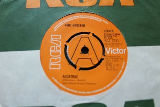 Kirk Houston 45 " Alcartaz / Who Took The Clouds " Rca 1972 Demo (noel Edmonds) 