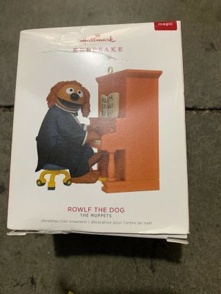 Rowlf The Dog The Muppets With Sound 2018 Hallmark Ornament