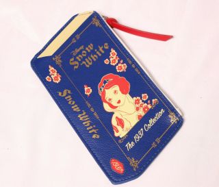 Snow White Book Besame Cosmetics Makeup Bag Case Clutch Disney Princess Beauty