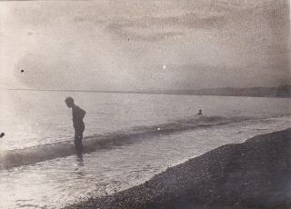 1935 Nude Man By The Sea Beah Gay Interest Russian Soviet Photo