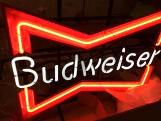 Budweiser Neon Sign,  Collectible Breweriana Budweiser Neon Sign.