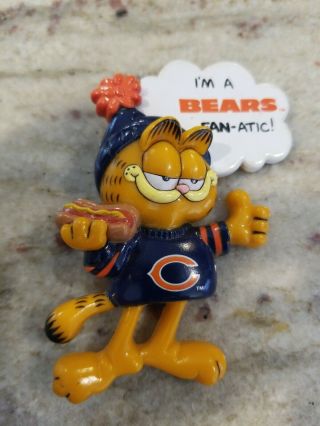 Garfield The Cat Plastic Hat Pin Lapel " I 