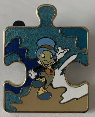 Disney - Character Connection Puzzle - Jiminy Cricket Pinocchio - Le400 Pin