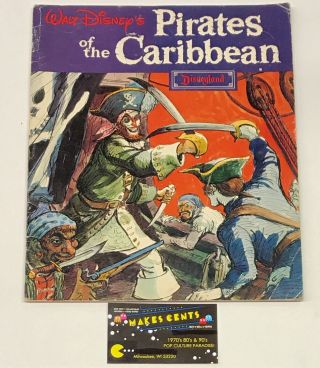 1968 Walt Disney’s Pirates Of The Caribbean Disneyland Soft Cover Book