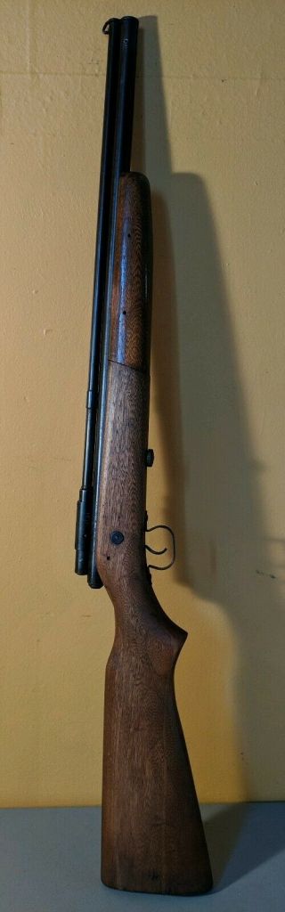 Vintage Crosman Model 140 Pump Wood Stock.  22 Caliber Bb Pellet Rifle Gun