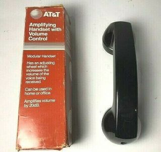 At&t Amplifying Handset With Volume Control 104221445 G6 Black
