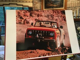 1979 International Scout Ss Very Collectible 12x17.  9 Inches Photo Poster