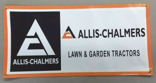 Allis - Chalmer Lawn Tractors Banner - 24 " X 12 "