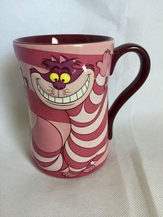 Disney Store Cheshire Cat Alice In Wonderland Ceramic Tall Coffee Mug