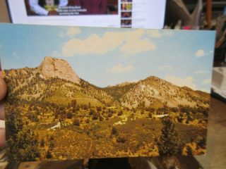 Vintage Old Mexico Postcard Philmont Scout Ranch Tooth Of Time Santa Fe Mtns