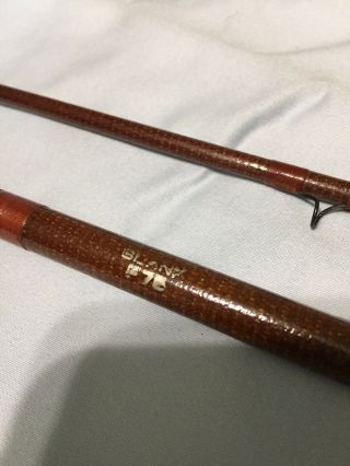 Vintage Sila - Flex 92 3/4” Fly Fishing Rod F76? F75? Blank. 3