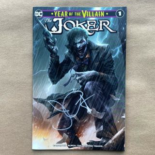 John Carpenter Signed The Joker Year Of The Villain 1 Variant Dc Comic Book