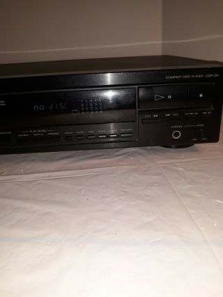 SONY CDP - C291 VINTAGE SINGLE - DISC CD COMPACT DISC PLAYER,  FROM 1993, 2