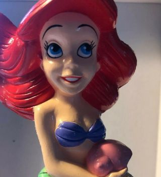 Little Mermaid Ariel Disney Vintage Bedside Table Lamp,  Night Light