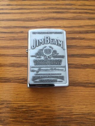 2005 Jim Beam Kentucky Straight Bourbon Whiskey Zippo Lighter