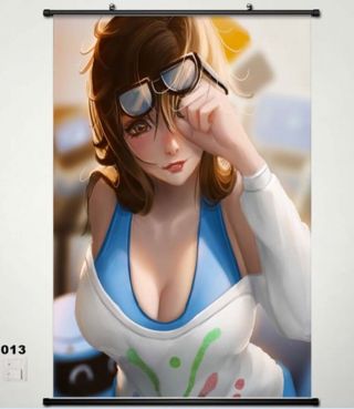 Anime Poster Game Overwatch Mei Home Decor Wall Scroll 40 60cm Ghfgta