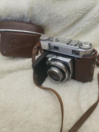 Vintage Kodak Retina Iiic Camera With Leather Case