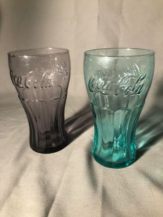 Vintage Coca Cola Coke Promo Glasses From Mcdonald 