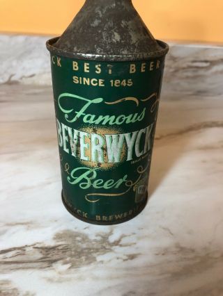 Beverwyck Cone Top Beer Can Albany,  York